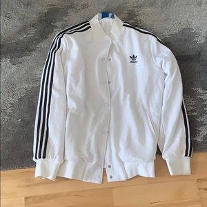 Adidas white jacket